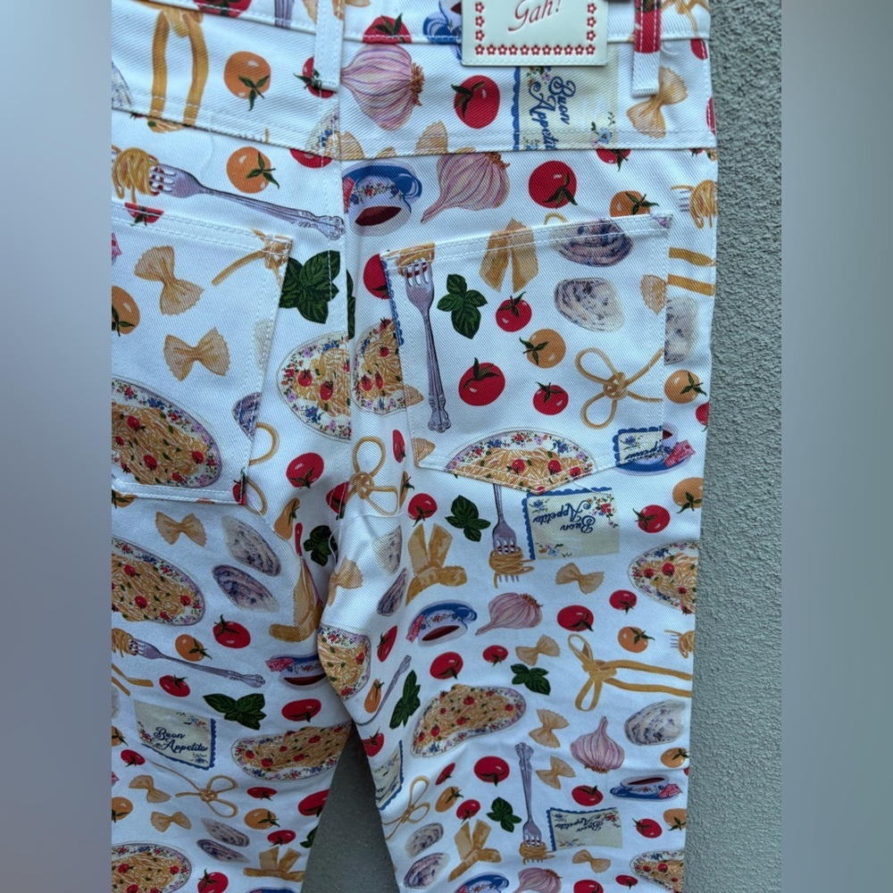 Lisa Says Gah White Pasta Buon Appetito Robyn Jeans New with Tags! - Picture 12 of 12